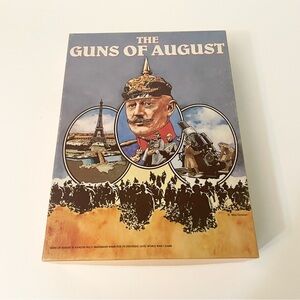 Vintage 1981 Avalon Hill Guns Of August WWI Strategy Bookcase Game